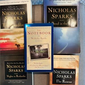 Set of 5 Nicholas Sparks Paperback Books